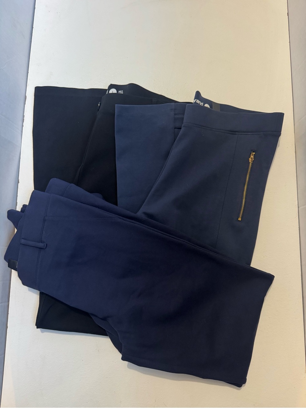 Betabrand Dress Pant Yoga LOT of 3 Womens large Pull On Ponte Stretchy Workwear